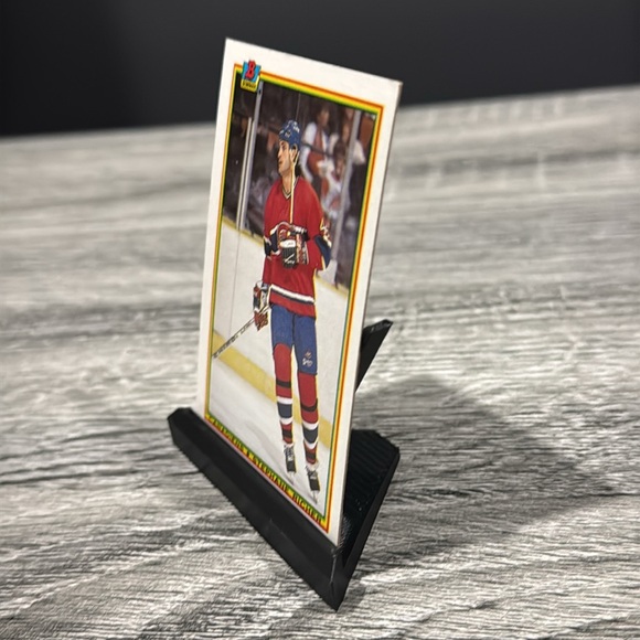 NHL | Bowman #45: Montreal Canadians: Stephane Richer (1990) - Hockey Card - Picture 8 of 12